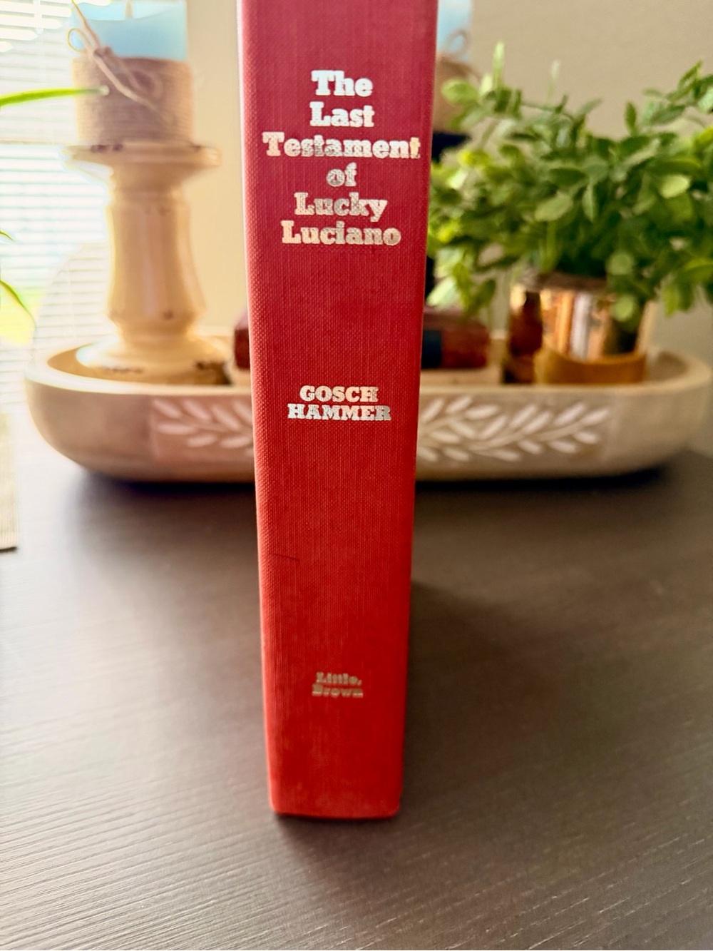1975 The Last Testament of Lucky Luciano Vintage Mafia True Crime Hardcover